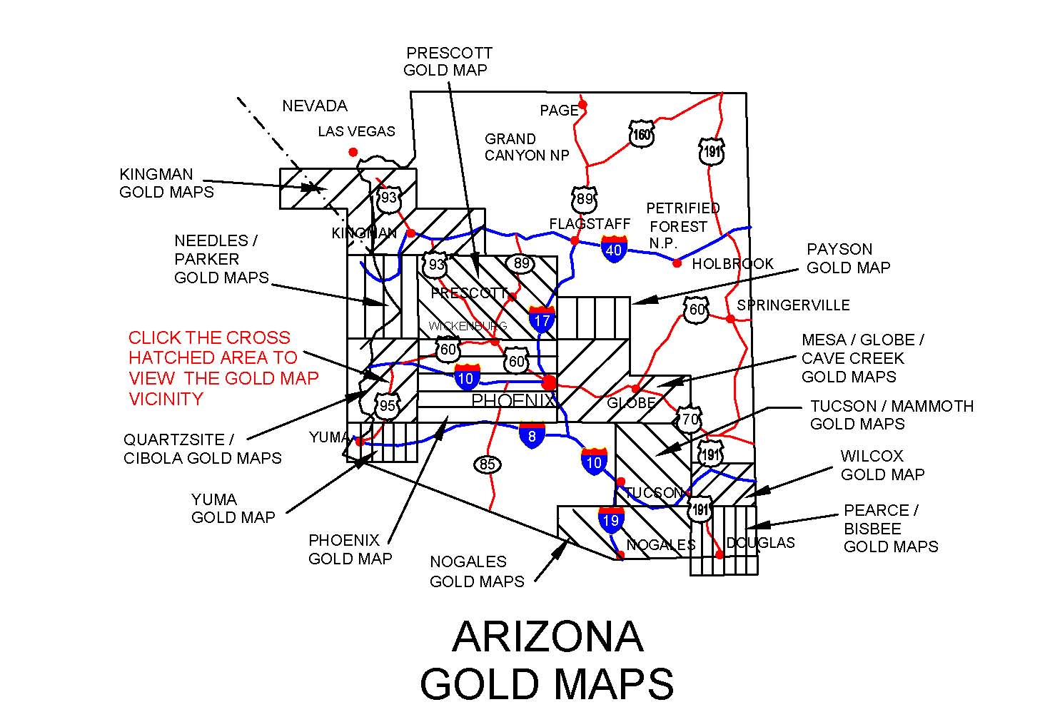 gold prospecting maps